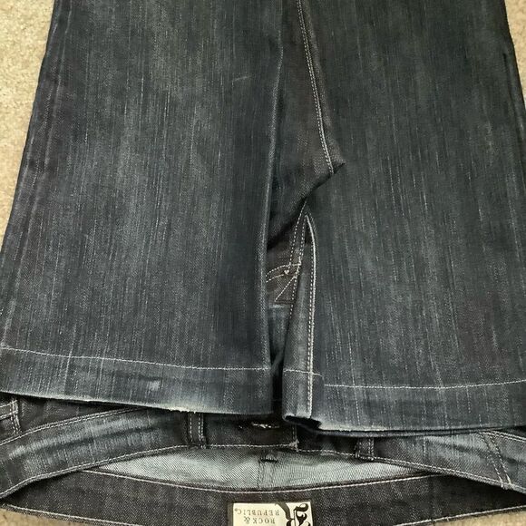 ROCK & REPUBLIC DARK WASH BOOTCUT JEANS SZ 29‎ - Picture 11 of 12